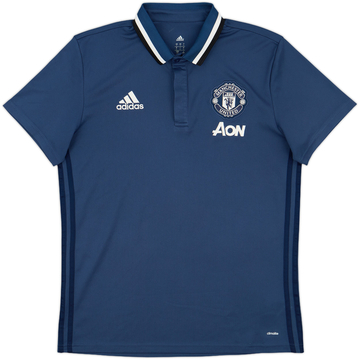 2016-17 Manchester United adidas Polo Shirt - 9/10 - (L)