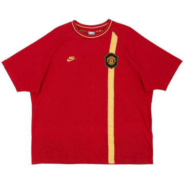 2007-08 Manchester United Nike Cotton Tee - 9/10 - (XXL)