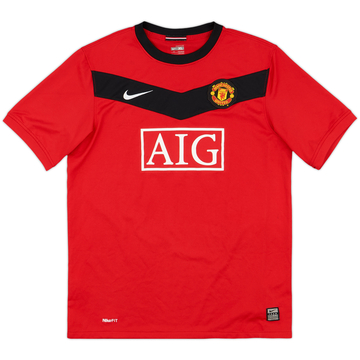 2009-10 Manchester United Home Shirt - 8/10 - (XL.Boys)
