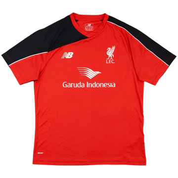 2015-16 Liverpool New Balance Training Shirt - 7/10 - (L)