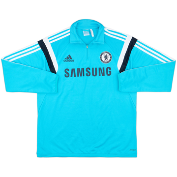 2014-15 Chelsea adidas 1/4 Zip Training Top - 8/10 - (L)