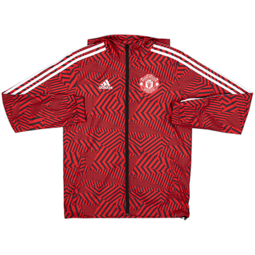 2020-21 Manchester United adidas Hooded Track Jacket - 8/10 - (XS)
