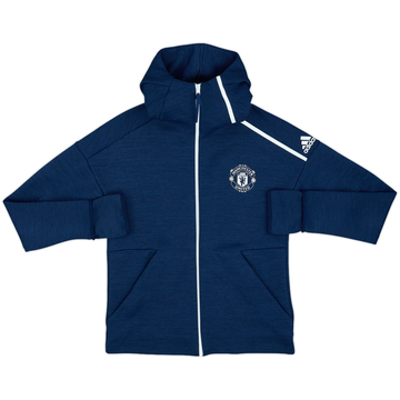 2018-19 Manchester United adidas Hooded Track Jacket - 8/10 - (M)