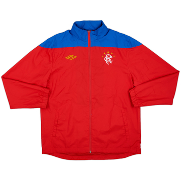 2011-12 Rangers Umbro Hooded Rain Jacket - 8/10 - (L)