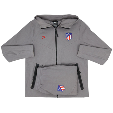 2019-20 Atletico Madrid Nike Hooded Tracksuit - 8/10 - (L)