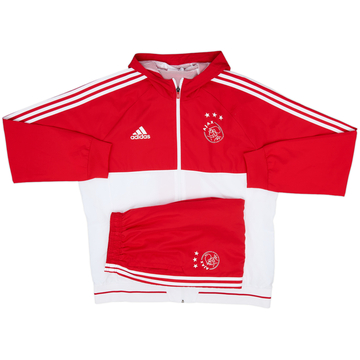 2017-18 Ajax adidas Hooded Tracksuit - 8/10 - (XL)