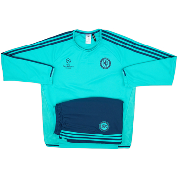 2015-16 Chelsea adidas CL Tracksuit - 9/10 - (XL)