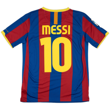 2010-11 Barcelona Home Shirt Messi #10 - 6/10 - (XL.Boys)