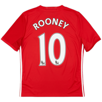 2016-17 Manchester United Home Shirt Rooney #10 - 9/10 - (L.Boys)