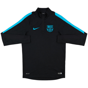 2015-16 Barcelona Nike 1/4 Zip Drill Top - 5/10 - (S)