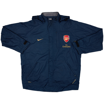 2007-08 Arsenal Hooded Rain Jacket - 9/10 - (L)