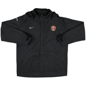 2006-08 Manchester United Nike Hooded Rain Jacket - 8/10 - (M)