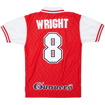 1996-98 Arsenal Home Shirt Wright #8 - 8/10 - (S)