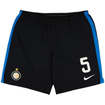 2014-15 Inter Milan Player Issue Home Shorts #5 - 7/10 - (L)