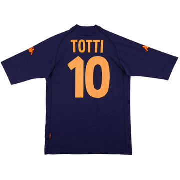 2000-01 Roma Third Shirt Totti #10 - 6/10 - (XXL)