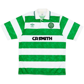 1989-91 Celtic Home Shirt - 8/10 - (M)