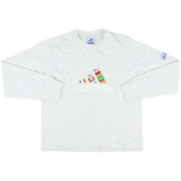 1998 Coupe Du Monde adidas Cotton L/S Tee - 9/10 - (S)