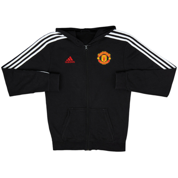 2015-16 Manchester United adidas Hooded Track Jacket - 6/10 - (S)