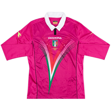 2011-12 Italy Diadora Referee L/S Shirt - 9/10 - (M)