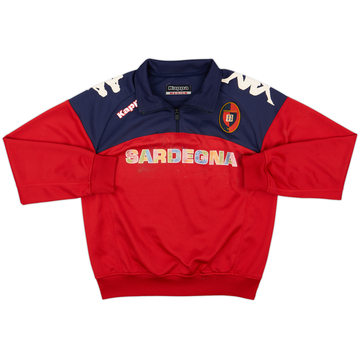 2012-13 Cagliari Kappa 1/4 Zip Drill Top - 4/10 - (M)