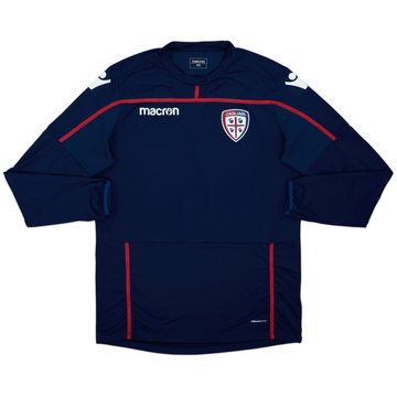 2016-17 Cagliari Macron Sweat Top - 8/10 - (XXL)