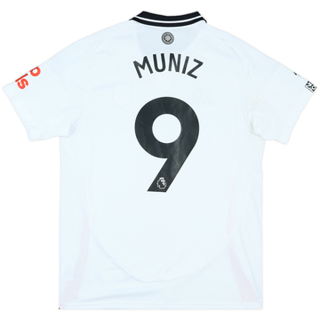 2024-25 Fulham Match Issue Home Shirt Muniz #9