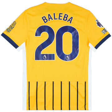 2024-25 Brighton Match Issue Away Shirt Baleba #20