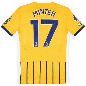 2024-25 Brighton Match Issue Away Shirt Minteh #17