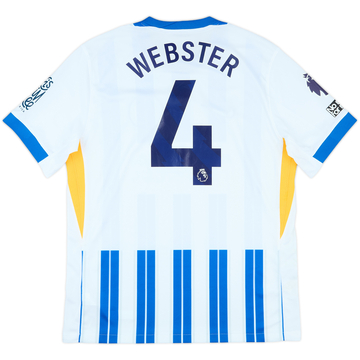 2024-25 Brighton Match Issue Home Shirt Webster #4