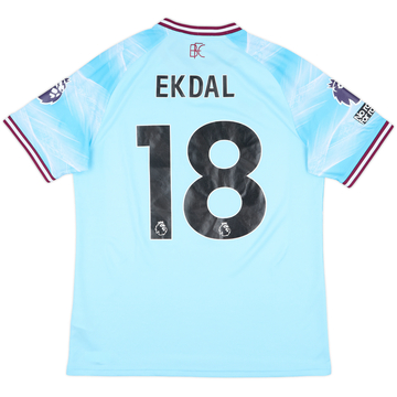 2025-26 Burnley Match Issue Away Shirt Ekdal #18
