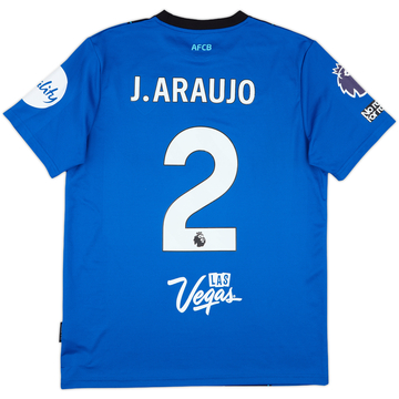 2025-26 Bournemouth Match Issue Away Shirt J.Araujo #2