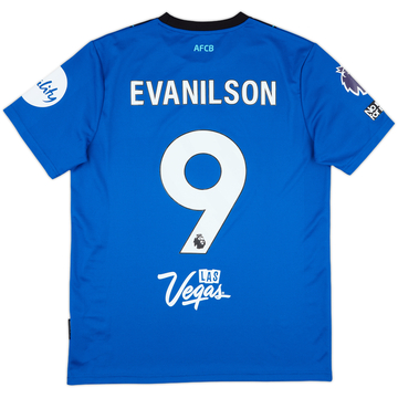 2025-26 Bournemouth Match Issue Away Shirt Evanilson #9