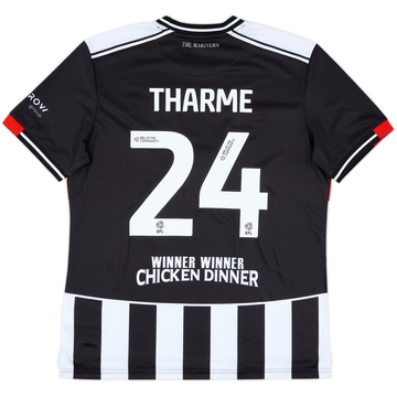 2025-26 Grimsby Town Player Issue Carabao Cup Home Shirt Tharme #24 - 9/10 - (XL)