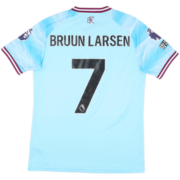 2025-26 Burnley Match Issue Away Shirt Bruun Larsen #7