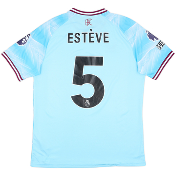 2025-26 Burnley Match Issue Away Shirt Esteve #5