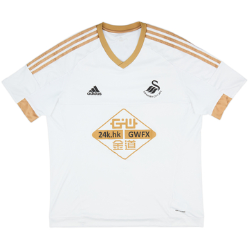 2015-16 Swansea Home Shirt - 8/10 - (XL)
