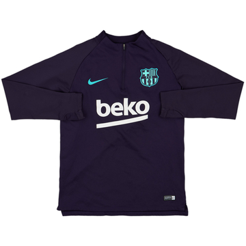 2018-19 Barcelona Nike 1/4 Zip Drill Top - 8/10 - (M)