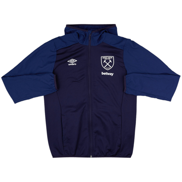 2017-18 West Ham Umbro Hooded Track Jacket - 9/10 - (M)