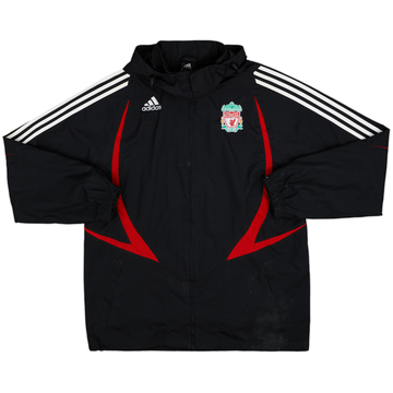 2007-08 Liverpool adidas Hooded Rain Jacket - 6/10 - (L)