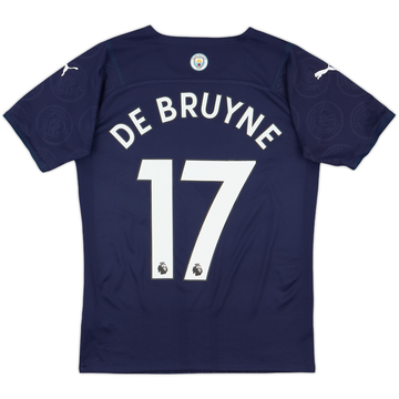 2021-22 Manchester City Authentic Third Shirt De Bruyne #17 - 9/10 - (S)