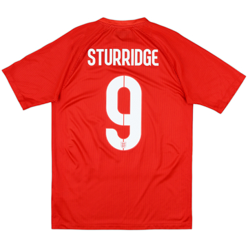 2014-15 England Away Shirt Sturridge #9 - 6/10 - (S)