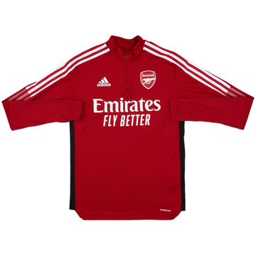 2021-22 Arsenal adidas 1/4 Zip Training Top - 10/10 - (S)