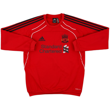 2010-11 Liverpool adidas Sweat Top - 8/10 - (M)