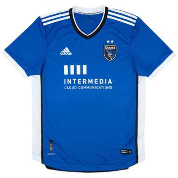 2021-22 San Jose Earthquakes Authentic Home Shirt - 8/10 - (L)