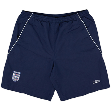 2004-05 England Umbro Training Shorts - 9/10 - (M)