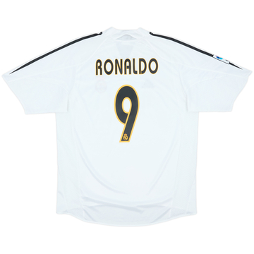 2004-05 Real Madrid Home Shirt Ronaldo #9 - 6/10 - (S)