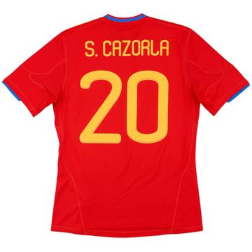 2009-10 Spain Home Shirt S.Cazorla #20 - 10/10 - (M)