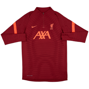 2021-22 Liverpool Nike 1/4 Zip Drill Top - 8/10 - (L)