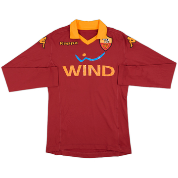 2012-13 Roma Home L/S Shirt Bojan #14 - 4/10 - (S)