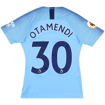 2018-19 Manchester City Home Shirt Otamendi #30 - 7/10 - (Women's S)